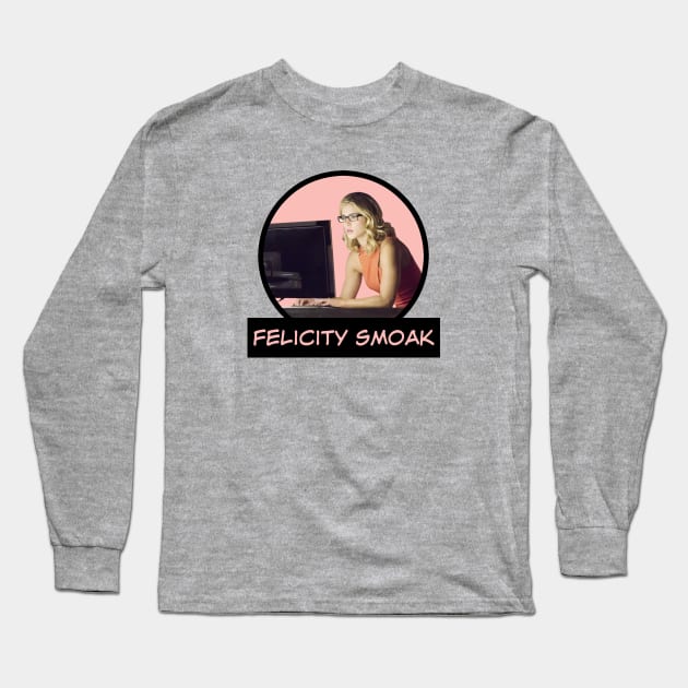 Felicity Smoak - Comic Book Text Long Sleeve T-Shirt by FangirlFuel